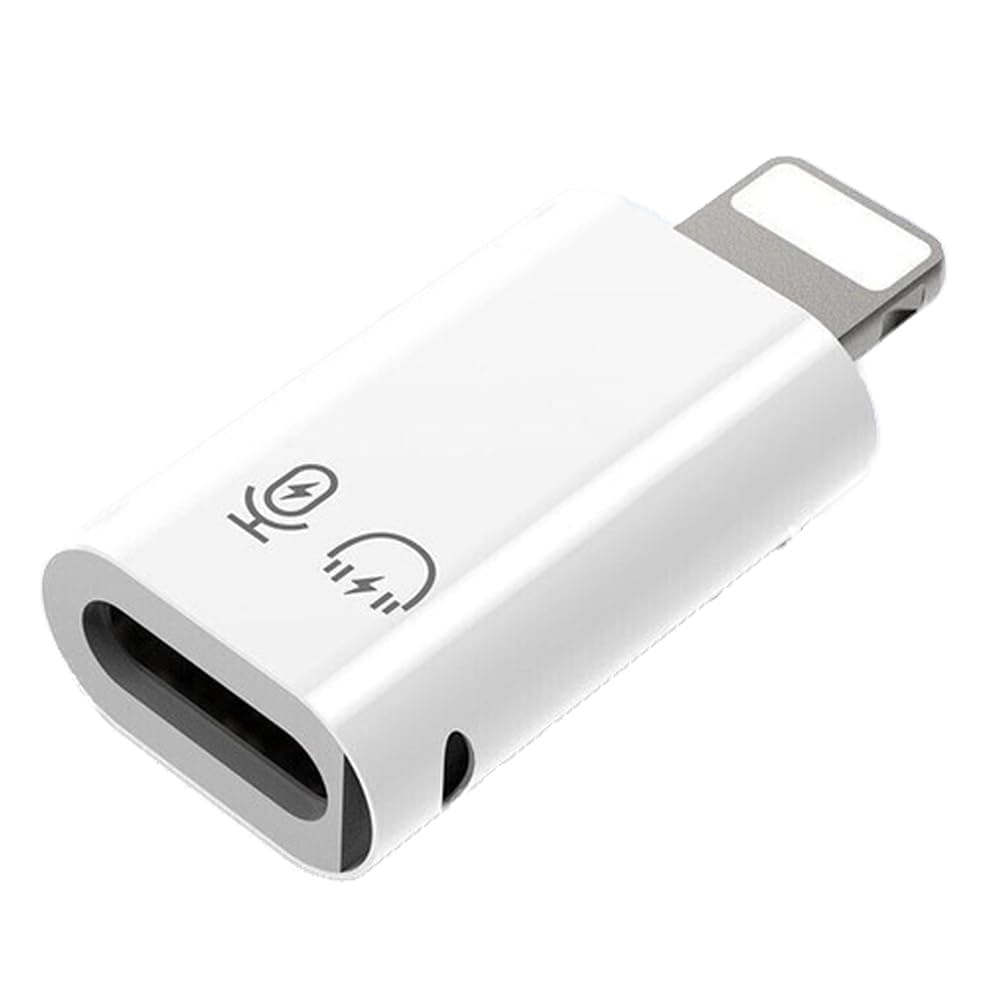 ETZIN Type C to Lighting Adapter with 10W Quick Charging, 5Gbps Data Transfer, OTG Support, Audio Function, Durable Aluminium Alloy Design, Compatible with Phone 5-14, EPL-1603CC.