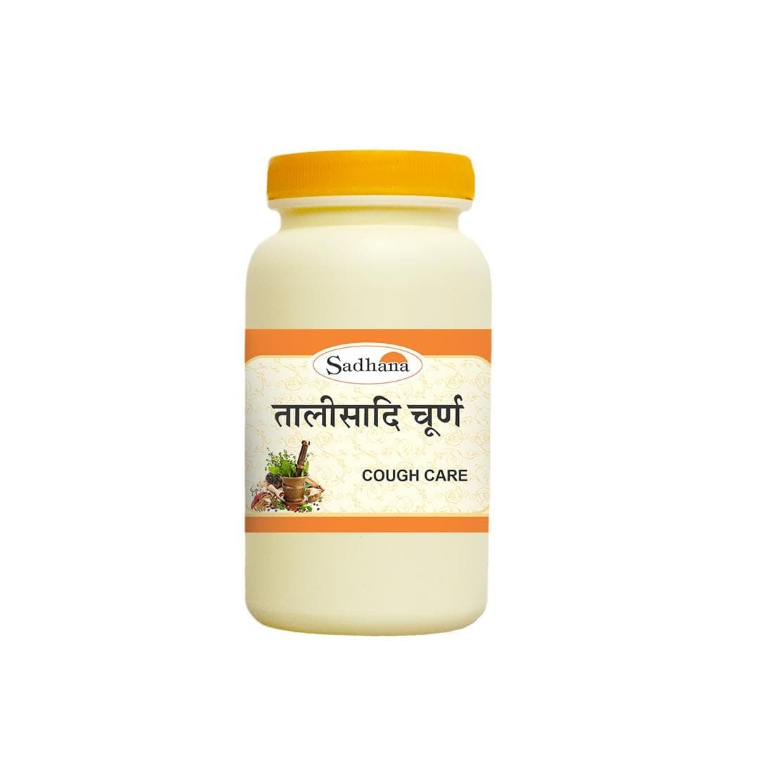 Sadhna Ayurvedics Talisadi Churna | Ayurvedic Cough Care Powder for Throat Comfort & Respiratory Wellness | Traditional Herbal Formula for Daily Use | Relief from Cough and Cold -100Gm (Pack of 3)