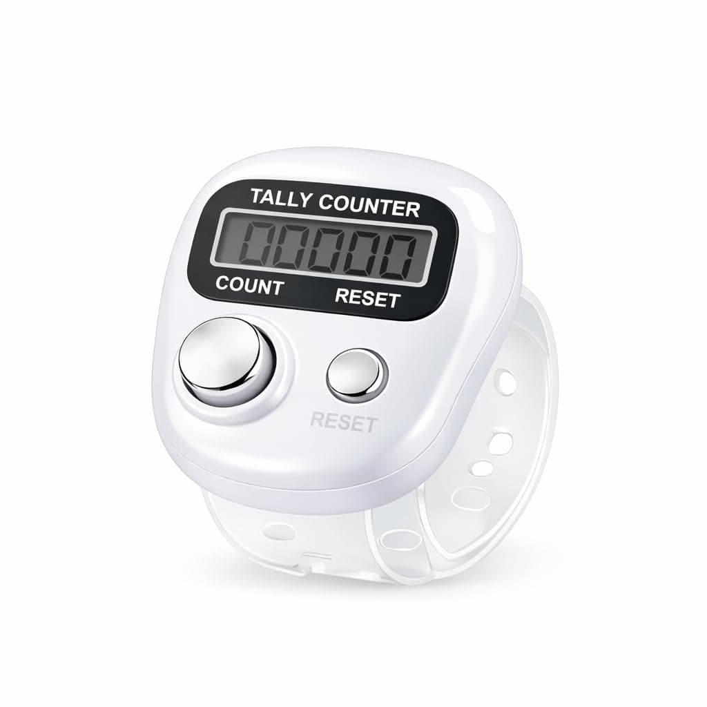 Tally Counter Finger Ring (Pack-1) Chanting Count Machine, Counting Machine for jap, naam jap Counting, Counter for Chanting Mantra, Finger Counter, Step Counter, Counting Ring (Multi Color)