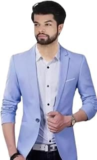 Single Breasted Casual, Formal, Party, Festive and Wedding Blazer, Cotton Blend