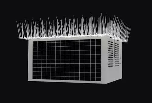 SEAGULLSTOPPER Bird and Pigeon Spikes,(Pack of 10) Pigeon Control Spikes Anti Bird Plastic Spikes for AC Balcony Railing Window Home Protection from Pigeon Dog Monkey Crow Kabootar Transparent