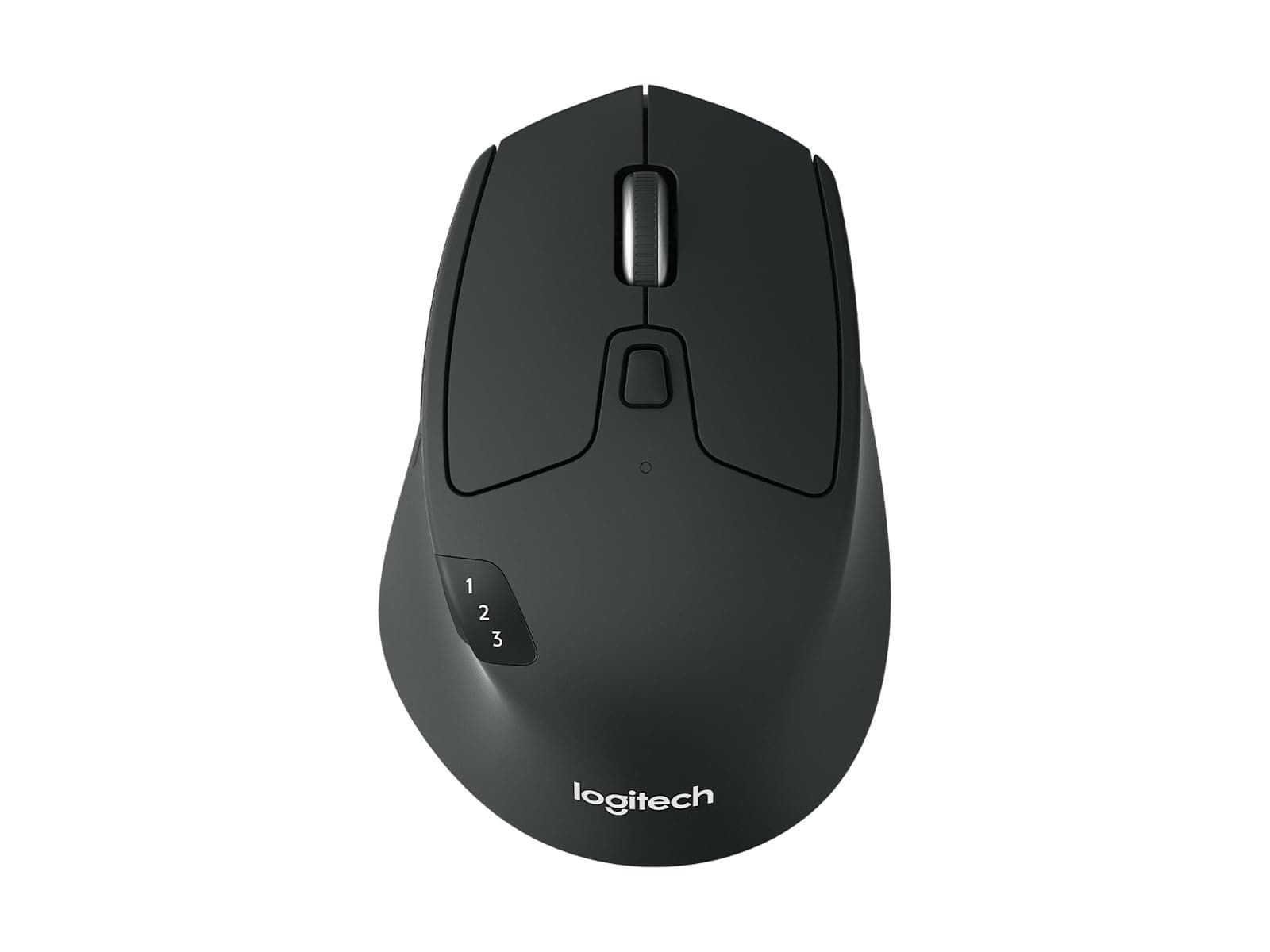 Logitech M720 Triathlon Multi-Device Wireless Mouse, Bluetooth, USB Unifying Receiver, 1000 DPI, 6 Programmable Buttons, 2-Year Battery, Compatible with Laptop, PC, Mac, iPadOS - Graphite Black