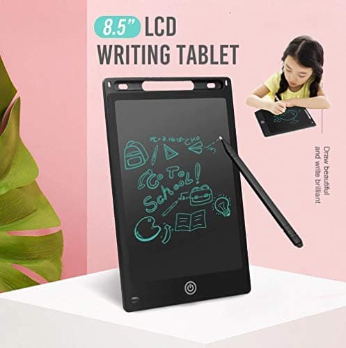 VGRASSP Toy LCD Writing Drawing Board Tablet Pad for Kids - 8.5 inches - On/Off Switch at The Back - Color and Design as per Stock
