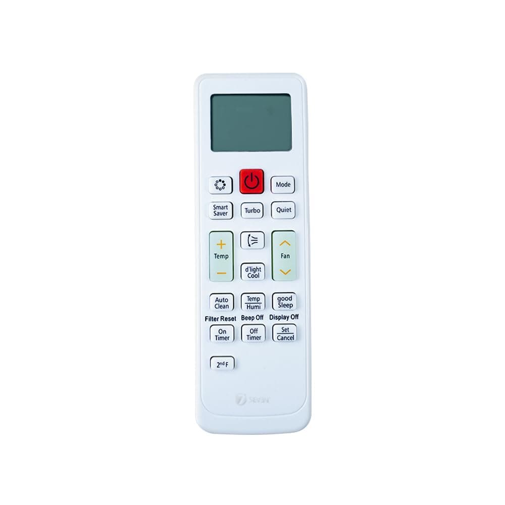 7SEVEN® Compatible with Samsung Ac Remote Original DB93-14195G 90A Models Suitable for DB93-14195A DB93-14195B DB9311115U DB9314195G DB9314195A DB9314195B of Split and Window Air Conditioner