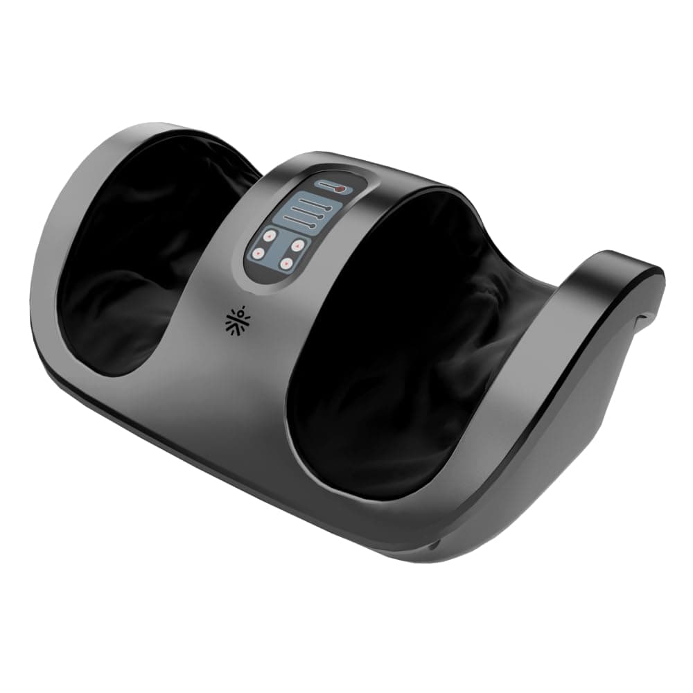 Cult Electric Relax Foot Massager With Shiatsu & Vibration Therapy, 4 Automatic Programs, Enhances Blood Circulation, Pain Relief Foot Massager,Grey