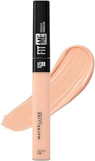 Maybelline New York Full Coverage Concealer Cream For All Skin Type, Matte & Poreless Ultra Blendable, Fit Me, 25 Medium, 6.8ml