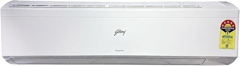Godrej 1.5 Ton 5 Star, 5 Years Comprehensive Warranty, AI powered, 5-In-1 Convertible Cooling Inverter Split AC (Copper, Model, Heavy Duty Cooling at 52 °C, AC 1.5T TRHIC 18J5TG WA Split 5S, White)