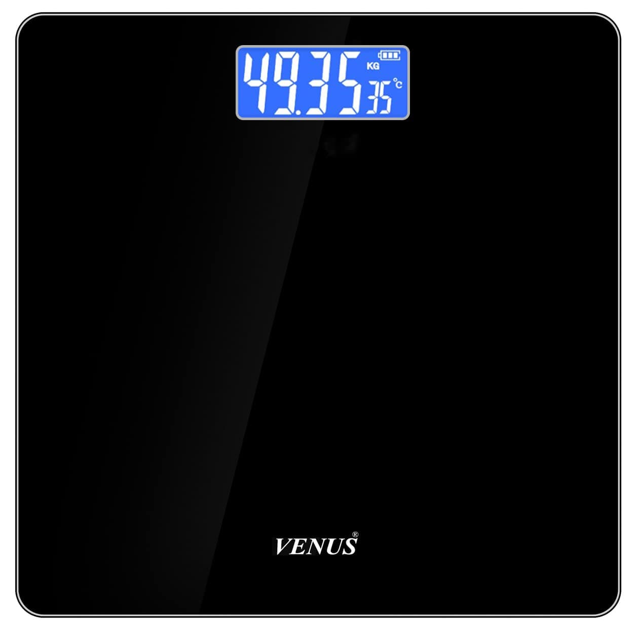 Venus (Made in India) Electronic Digital Personal Bathroom Weight Machine for Body Weight upto 180 kg Weighing Scale with 24 Months Warranty