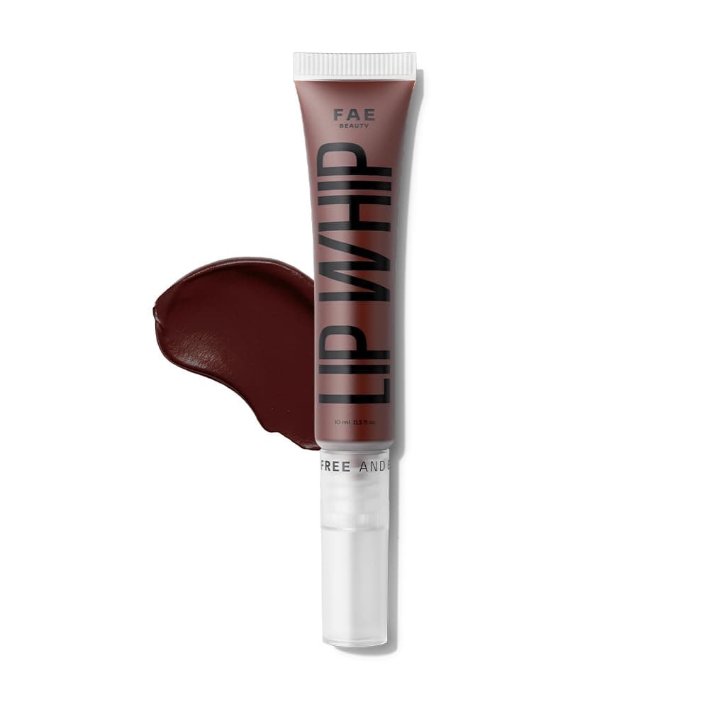 Fae Beauty Lip Whip 12H Matte Liquid Lipstick | Long Wear | Non Drying | Soft Mousse Smudgeproof Formula | Vegan | Enriched with Vitamin E and Cherry Coffee - Heated