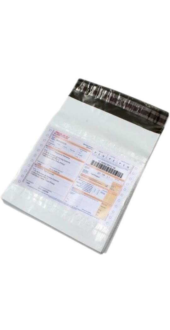 BASRAH NIWAR Courier Bag/Envelopes/Pouches/Cover55 Micron 16 x12 Inches (Pack of 50) Temper Proof Polybags for Shipping/Packing With Sealking Pod)