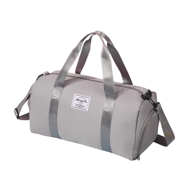KARRIER Multi-Function Large Capacity Travel Bag | Water-Resistant Gym & Weekend Duffle Bag (Grey-CarryDuffel)