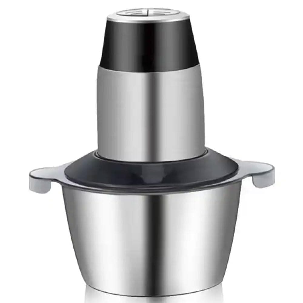 Stainless Steel Electric Meat Mixer Grinder with 4 Blades,Food Processor for Meat, Vegetables, Fruits and Nuts | Multi Chopper,Meat Mincer Keema Machine (2 Liter,250W)