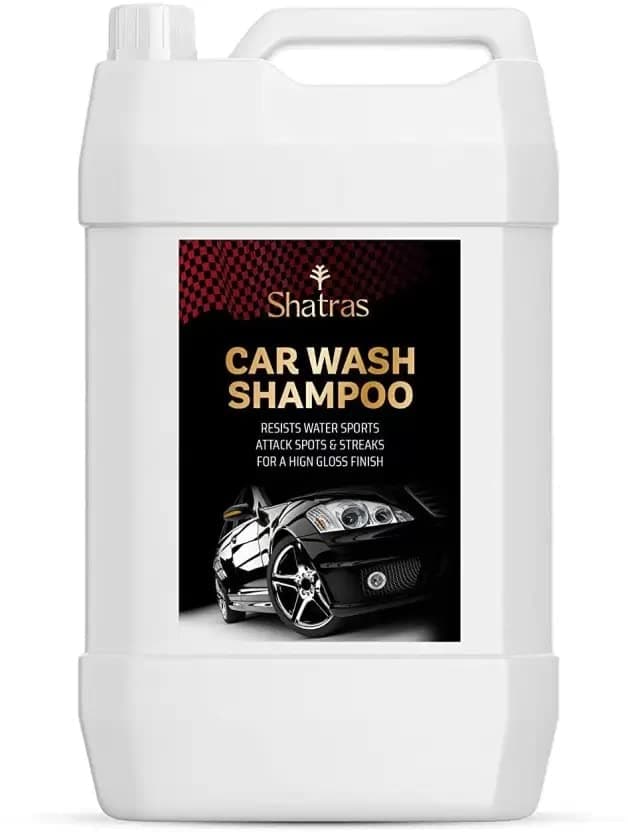 Shatras 3X Power Ultimate Shine Car Wash Shampoo | Thick Suds Snow Foam Car Cleaner | Shine Enhancing Formula | Bubble Wash Shampoo for Car Exterior Cleaning | Deep Cleaning & Gloss Finish