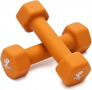 The Indian Made Premium Neoprene Dumbbells 0.5KG to 10KG Proudly Made in India (1+1=2 ORANGE)