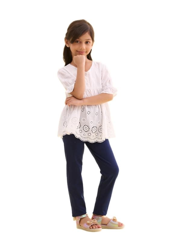 GO Colors Girls Leggings, Slim Fit