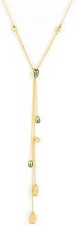 Shaya by CaratLane 925 Silver Opuntia Bloom Necklace in Gold Plated Gifts for Womens & Girls