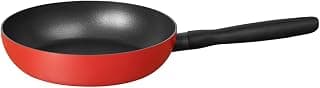 Meyer Bauhaus Red Nonstick Frypan – 24 cm Ultra-Slick PFOA-Free Coating, Chef-Quality Construction, Easy-Clean, Oven-Safe Skillet for Versatile Cooking