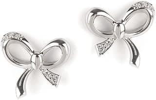 Shaya by CaratLane 925 Silver Take a Bow Earrings Gifts for Womens & Girls