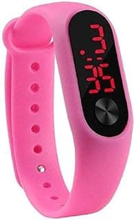Yash Enterprises YASH ENTERPRISES Red LED Black Belt Display Digital Black Dial Boy's and Girl's Professional Watch-M2 stylish