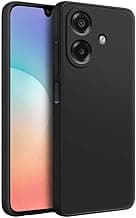 Fashionury Liquid Silicon Back Cover for Samsung Galaxy M17e 5G / F70e 5G / M07 / F07 / A07 / A07 5G | Camera Protection | Inner Velvet Fabric | Anti-Fingerprint | Ultra Slim Case (Black)
