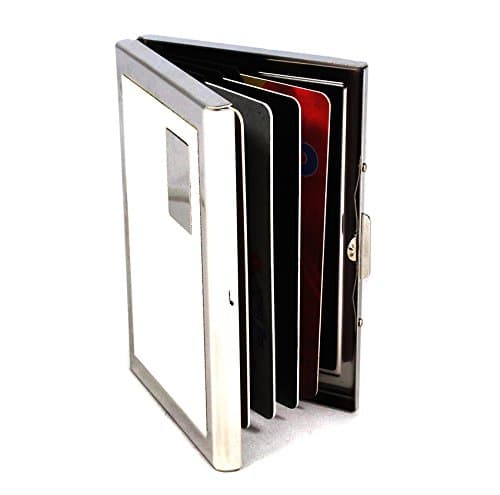 Stealodeal White Metal Credit/Debit Keeping Bracket Card Holder