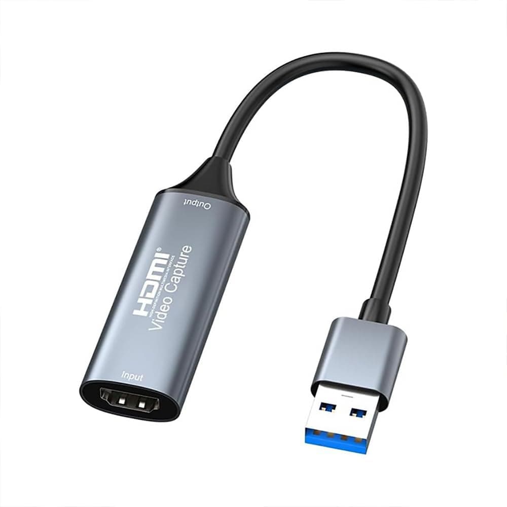 Tobo USB 3.0 Video Capture Card, hdmi Capture Card, Full HD 1080P 4k Hdmi Capture Card Live Streaming and Record, Live Broadcasting, Gaming, Teaching, Video Conference (USB 3.0 Video CaptuR TD-1273HVC