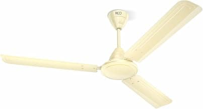 REO Tejas 1200mm ES Ceiling Fan | High Speed, High Air Delivery | Strong & Powerful Copper motor, Air Delivery: 218 m³/min, RPM: 370, 2 Year Warranty | (Pack of 1, Bianco)