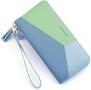 Valerie Women Wallet Wallet for Women and Girls | Zipper Wallets Leather Credit Card Holder (Blue)