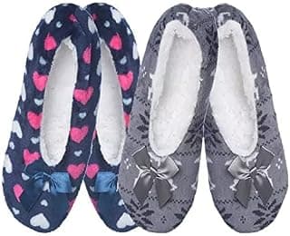 GOLURK Winter Indoor Warm Carpet Belly Slippers/Loafers for women & Girls Free Size