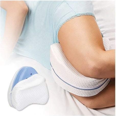 Dweezhet Sleeping Memory Foam Support Pillow - Smoothing Pain Relief for Sciatica, Back, HIPS, Knee, Joints and Pregnancy Leg Cushion with Washable Cover Leg Foot Support Pillow