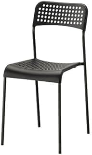 Ikea Chair (Plastic, Black, 1 Piece)
