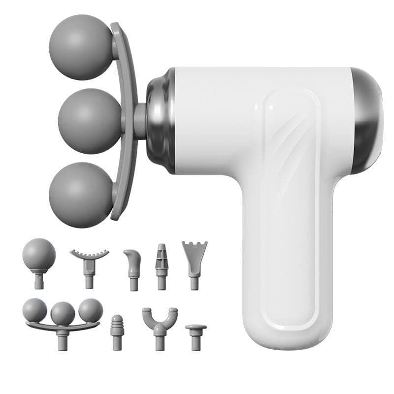JINPRI Massage Gun | Massage Machine for Body Pain | 9 Adjustable Heads for Deep Tissue, Muscle Relief for Back, Shoulder & Foot