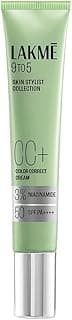 LAKME 9to5 CC+ Matcha Green Cream, 18 g, for Naturally Radiant Skin, with 3% Niacinamide & Antioxidants, SPF 50 PA+++, Smooth Breathable Finish, for Women