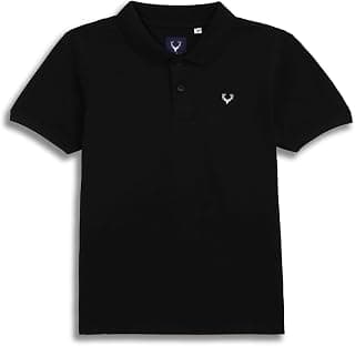 Allen Solly Boys' Pique Polo T-Shirt | Solid | Soft Cotton Pique | Regular Fit | School & Smart Casual Wear