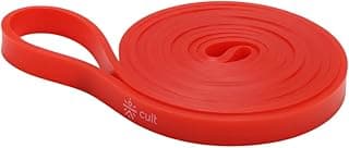 Cult Red Resistance Band (7–15 kg) Stretching, Pull-Ups, Strength Training, Yoga, Pilates & Home Workout Band for Men & Women