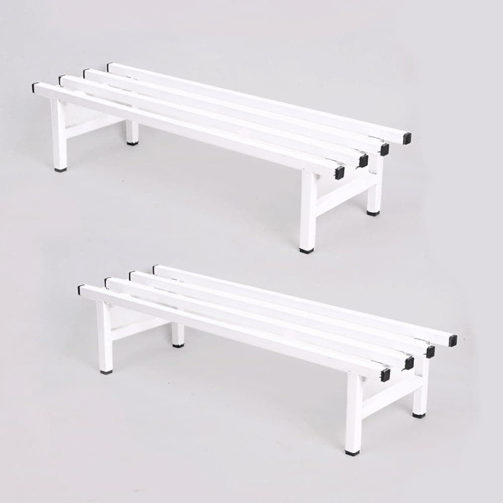 UGAOO Elevate Heavy Duty Metal Plant Stand Set of 2 - White | Iron Plant Stand for Indoor & Outdoor Use | Large Pot Holder for Balcony, Patio, Living Room, Garden & Home Decor
