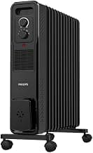 Philips 13 Fin Oil Filled Room Heater (OFR) | New M-Shaped Heating Fins for 30% Faster Heating | 5 Heat Settings | Tilt & Auto Shut-Off Protection | PTC Fan Heater for Instant Warmth | New Launch
