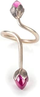 Shaya by Caratlane | 925 Silver|Oxidised Rise Above Hate Ring | Gifts for Womens & Girls