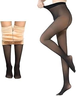 PURSUE FASHION Winter Thermal Women Fleece Leggings for Girls, Footed Length (24 to 36 Waist) Stretchable Women Warm Thick Fleece Soft Slim Fit Legging for Women