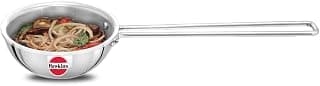 Hawkins 1.5 Cup Tadka Pan, 360 ml Triply Stainless Steel Pan, Silver (STP15)