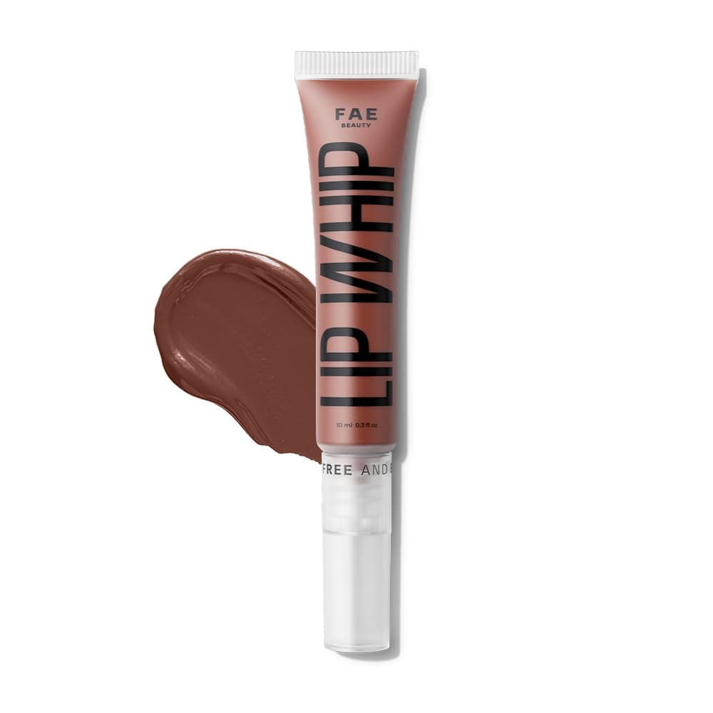 Fae Beauty Lip Whip 12Hr Comfortable Matte Liquid Lipstick (10ml) | Waterproof | Long Wear | Non Drying | Soft Mousse Smudgeproof Formula | Vegan | With Moisture Lock Technology | Enriched with Vitamin E and Cherry Coffee - Ride