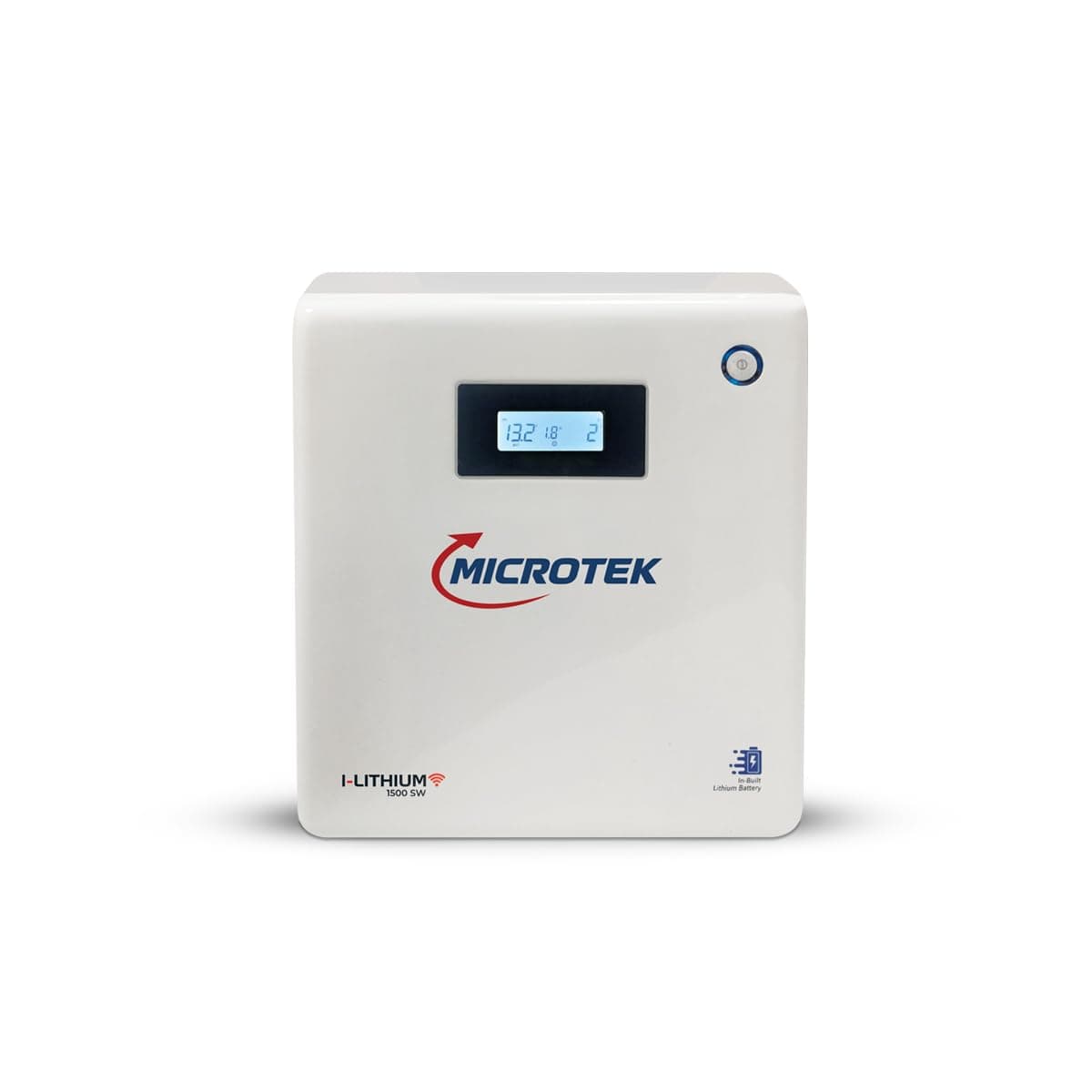 Microtek I Lithium 1500 SW 1100VA/925W Lithium Inverter with 1280Wh 12.8V Li-Ion Battery, More Than 12-Year Life, 5-Year Onsite Warranty for Home, Office & Shop | 1100VA, 925W