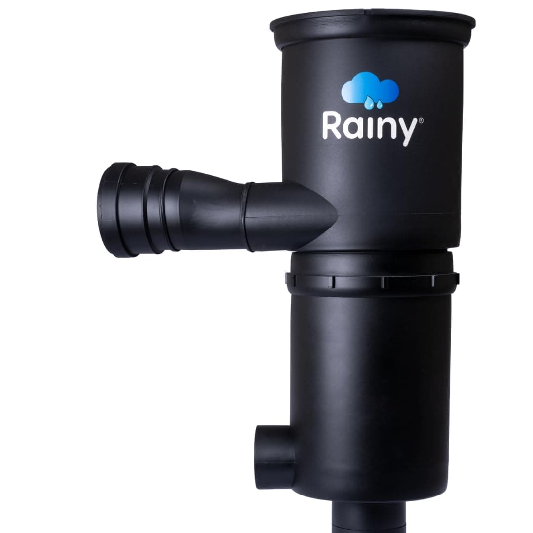 Rainy FL-500 Rainwater Harvesting Filter | Self-Cleaning | Up To 5400 Sq Ft | For Storage, Reuse and Borewell Recharge | Installation Kit Included