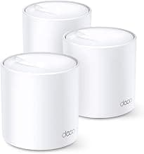 TP-Link Deco X20 Dual Band Next-Gen Wi-Fi 6 Mesh, AX1800 Whole Home WiFi System, Covers up to 5800 Sq. Ft,Replaces Routers and WiFi Extenders,Parental Control,Compatible with Alexa(3-Pack)(1800 mbps)