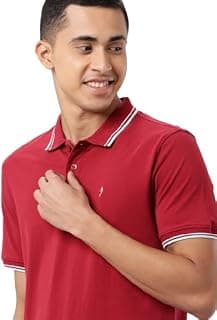 Indian Terrain Men Solid Polo T-Shirt
