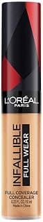 L'Oreal Paris Full Coverage Concealer, High Cover, Waterproof Formula, Long-lasting, For Undereye Circles and Blemishes, For Highlighting and Contouring, Infallible, Shade: 317, 10g