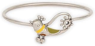 Shaya by Caratlane | 925 Silver| Paakhi Bracelet in Oxidised | Gifts for Womens & Girls