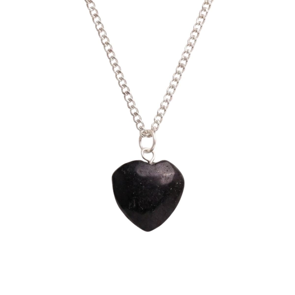 Shubhanjali Mini Heart Crystal Pendant Necklace for Women & Girls | Natural Stone Heart Charm with Chain | Aesthetic Fashion Jewellery | Gift for Girlfriend, Women, Birthday
