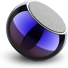 JBL Compatible Ultra Mini Wireless Bluetooth Speaker with Heavy Metal Electroplating | Round Mini Speaker, Power Button Controlled, Long Battery Backup & Quick Charge