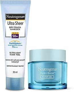 Neutrogena Bestselling Mini pack, Ultrasheer sunscreen 30ml & Hydroboost watergel 15gm